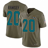 Nike Jaguars 20 Jalen Ramsey Olive Salute To Service Limited Jersey Dzhi,baseball caps,new era cap wholesale,wholesale hats